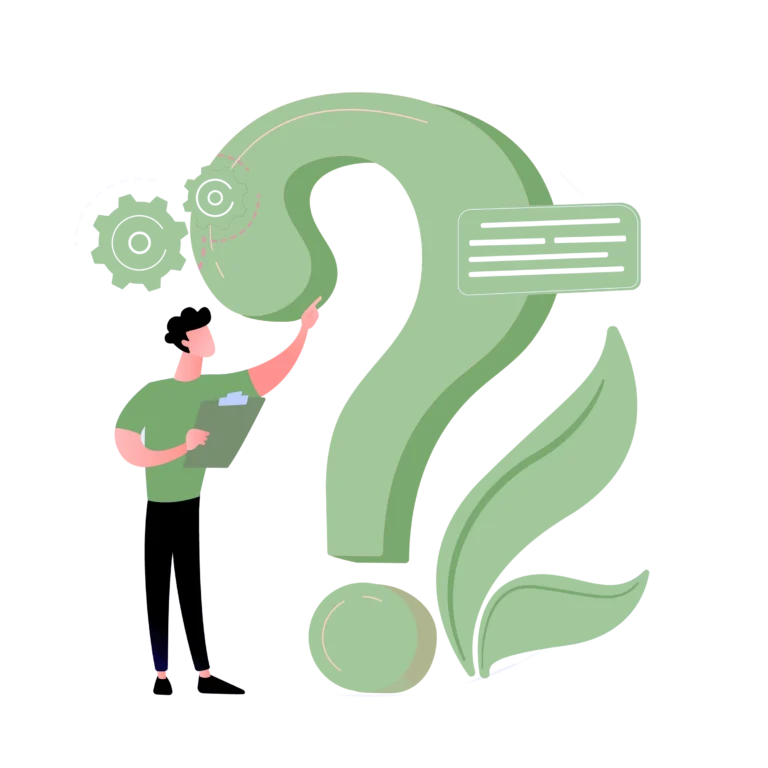 Man asking questions
